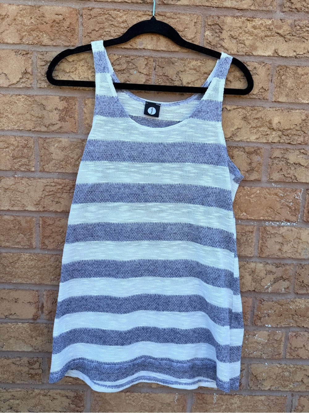 10/$25 • Jigsaw Blue & White Knit Striped Tank